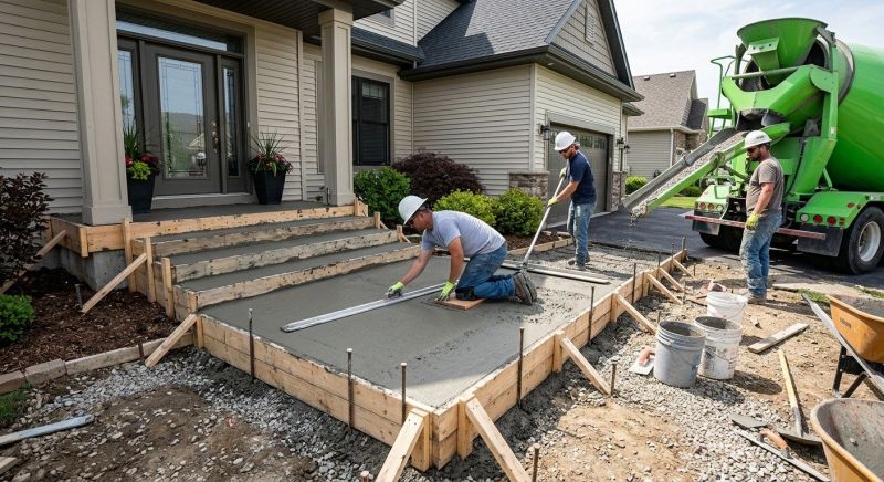 Concrete Driveways and Slabs Installation