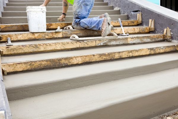 Concrete Steps Pouring in Reno