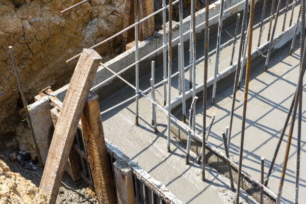 Concrete Footing Pouring in Reno