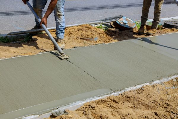 Cement Pathway Installation in Reno