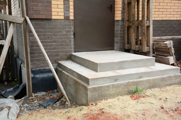 Cement Steps Construction in Reno